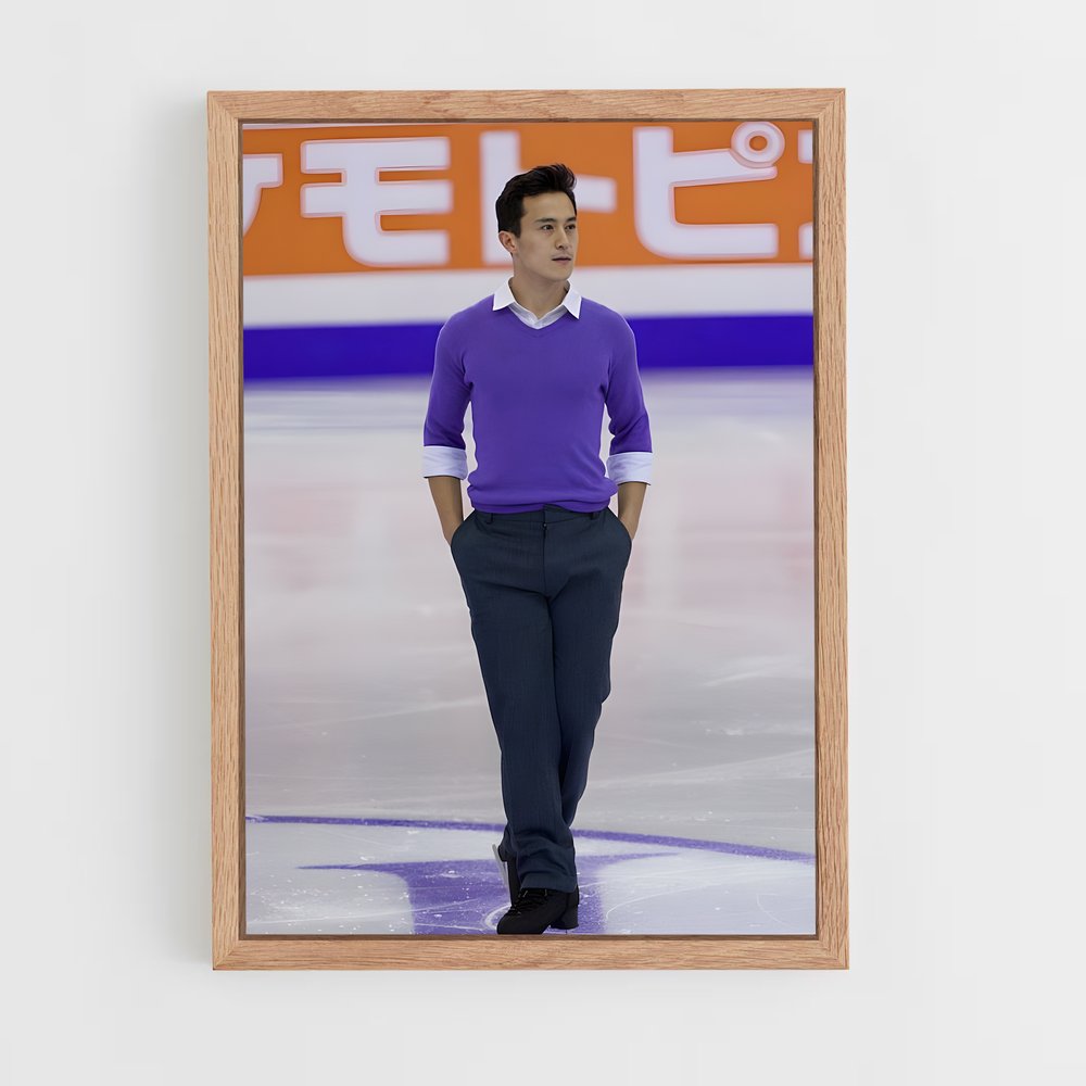 Poster Patrick de chan – affiche Patinage artistique (vue 4)